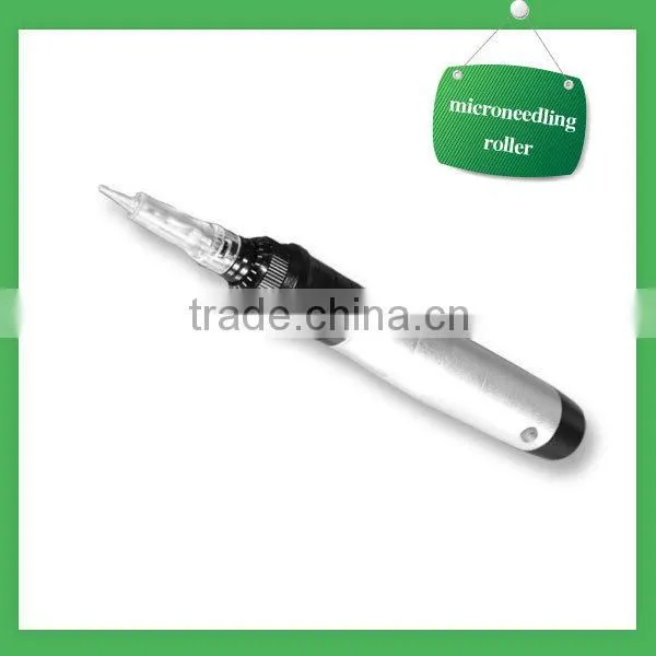 CE Approval 12 Pins Stainless Needle Cartridge Microneedling Roller Electric Stamp Pen for Hair Loss Treatment photo-5
