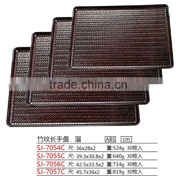 Plastic All-purpose Serving Tray With Various Sizes photo-4