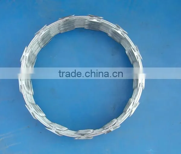Hot Dipped Galvanized Concertina Razorbarbed Wire photo-6