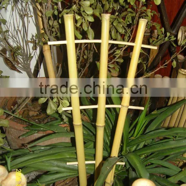 Garden Build Natural Hooped Bamboo Ladder Trellis