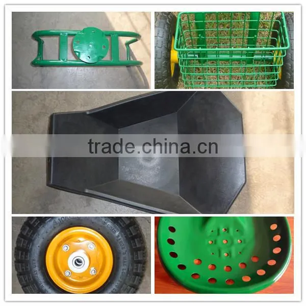 Rolling Garden Seat Cart/Removable Seat Garden Work Seat Cart TC4501E photo-3