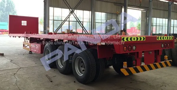Panda 3 Axle 40ft Container Trailer Price With Mechanical Suspension