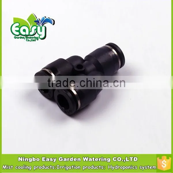 12mm Pneumatic Quick Slip Lock Y Connector.Quick Connector.pneumatic FITTINGS. for Hydro-pnuematic Technology