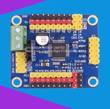 16-way Steering Gear Control Panel DC Stepper Motor Serial Port Bluetooth Wireless IIC Host Computer Module Wireless photo-2