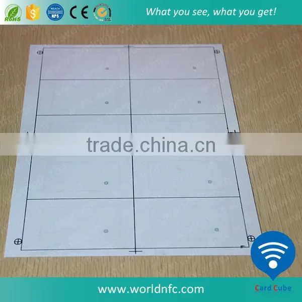 Competitive Price 2X5 Layout 13.56MHz S50 1K /Compatible1K RFID Inlay/Prelam for Card Producing photo-2