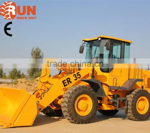 3 Ton Everun Construction Machinery ER35 Wheel Loader With 4 in 1 Bucket photo-5