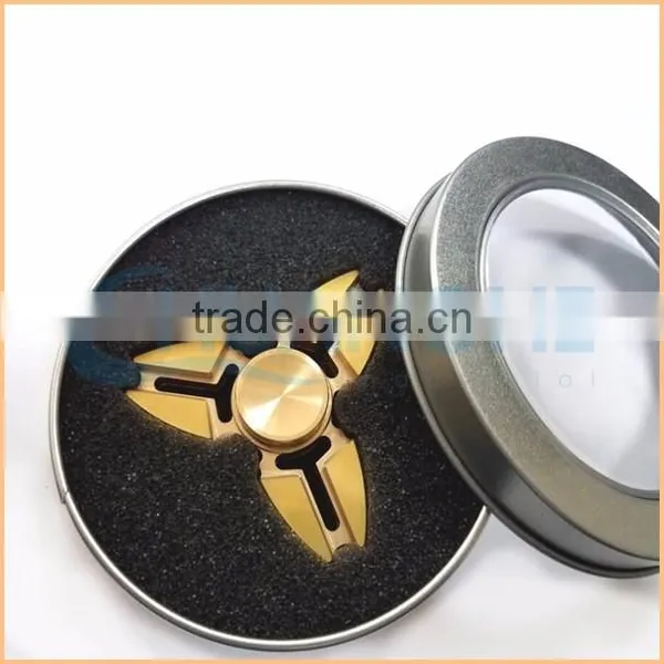 Best Promotion Gifts Metal Spiral Spinner Aluminum Four Finger Gyro photo-3