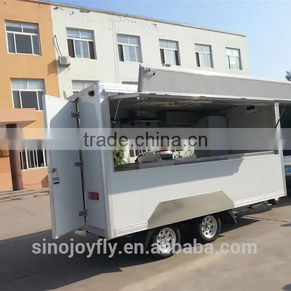 Fast Food Van for Sale With Different Colors Street Food Vending Cart Van Trailer Truck photo-3