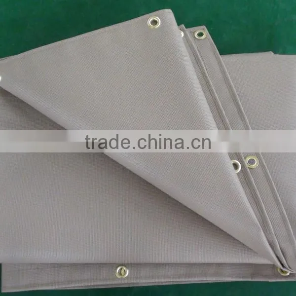 PVC Fireproof Mesh Fabric For Building Safety Nets With China Supplier photo-4