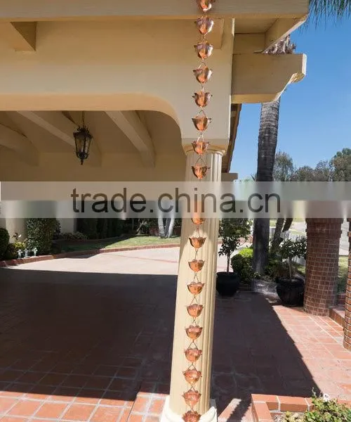 Decorative Gutter Copper Rain Chain photo-3