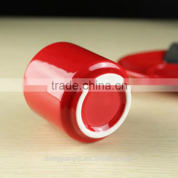 2017 Chinese Suppliers Novelty Design Ceramic Red Cup and Saucer photo-5