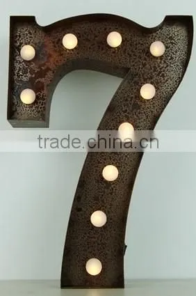 Waterproof Metal Shaped Lamps Decorative Advertising Backdrop Lamp photo-2