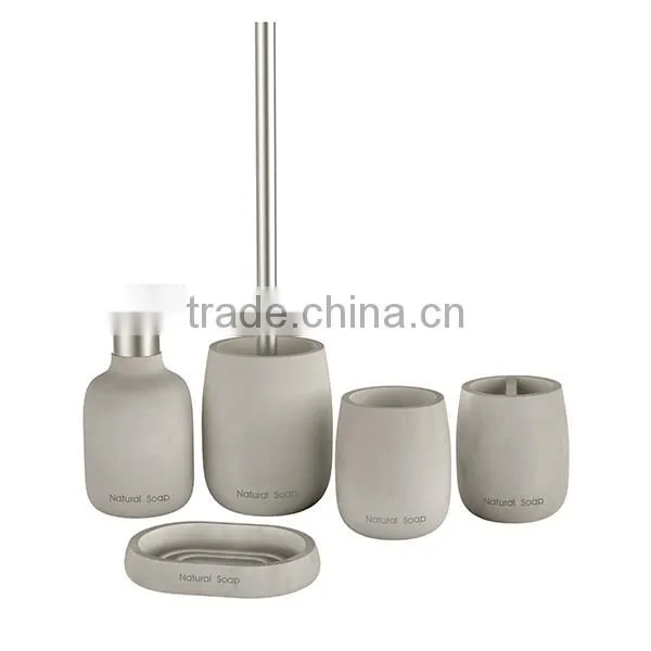 Hot Sale Excellent Quality Resin Bathroom Accessories Set photo-3
