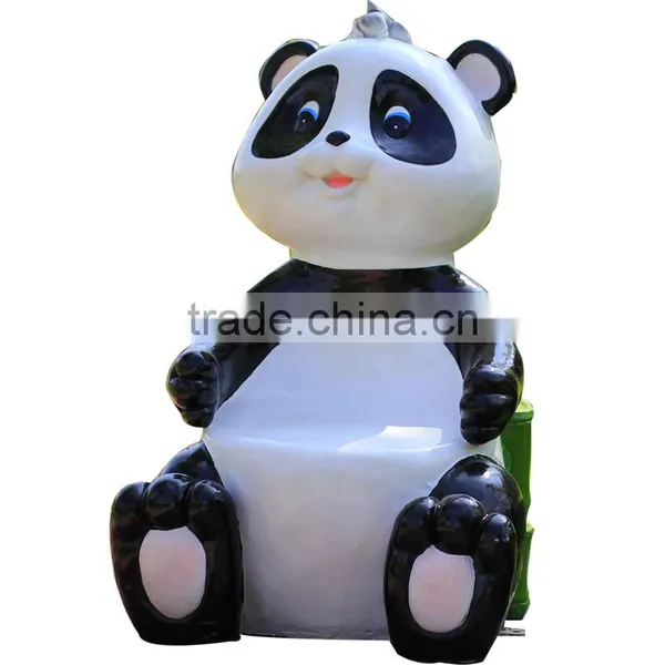 Cartoon Animal Amusement Park Fiberglass Outdoor Chair photo-3