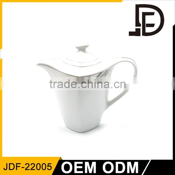 Popular Cheap Ceramic Porcelain Teapot Bulk,wholesale Ceramic Porcelain Tea Pot, Stoneware Teapot photo-5