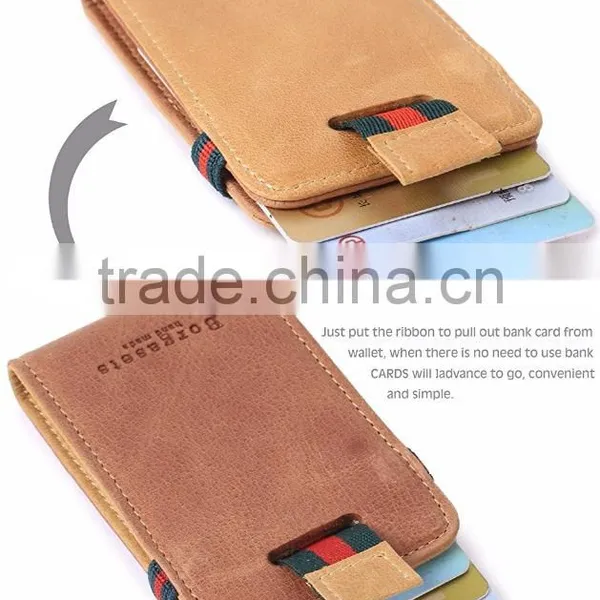 RFID Blocking Bifold Slim Wallet With Pull Tab Sleeves and Money Clip photo-3