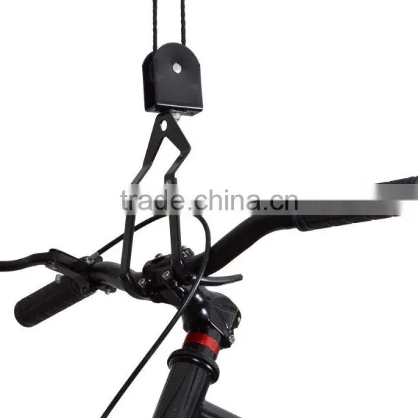 Bicycle Lift Bike Ceiling Mount Pulley Hoist Rack Garage Storage Hooks Hanger A1417 photo-4