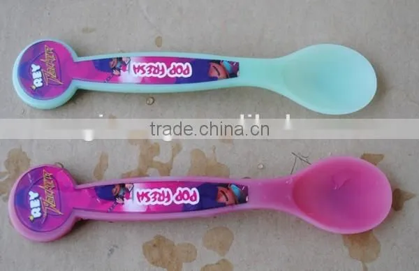 Sedex Audit Factory Baby Color Changing Plastic Spoon With Temperature Detector Function photo-3