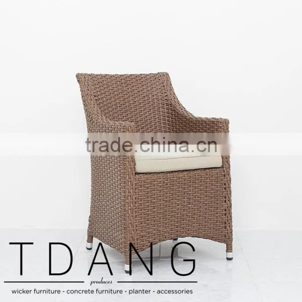 Largo Wicker Dining Chair - Vietnam Poly Rattan - Outdoor Patio Furniture photo-2