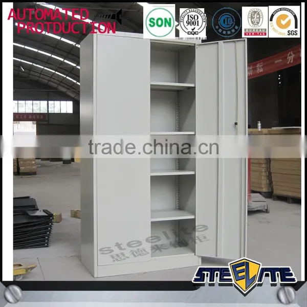 Home Furniture kd Structure Bedroom Wardrobe Baby Cupboard Designs 2 Door Steel Cupboard photo-6
