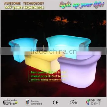 Plastic Led Lounge Set One Seater/two Seater photo-5