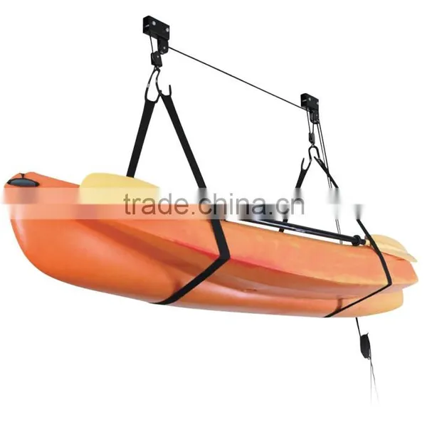 Heavy Duty Garage Utility Canoe, Kayak Bicycle Ceiling Lift Hoist Pulley Storage
