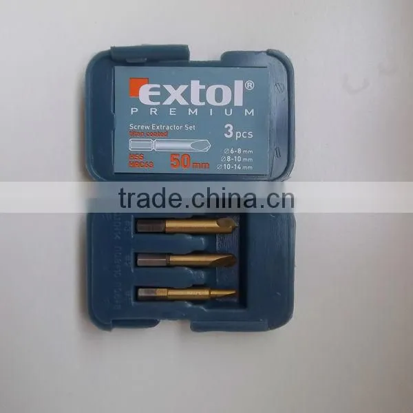 3pc Screw Extractor / Damaged Screw Remover