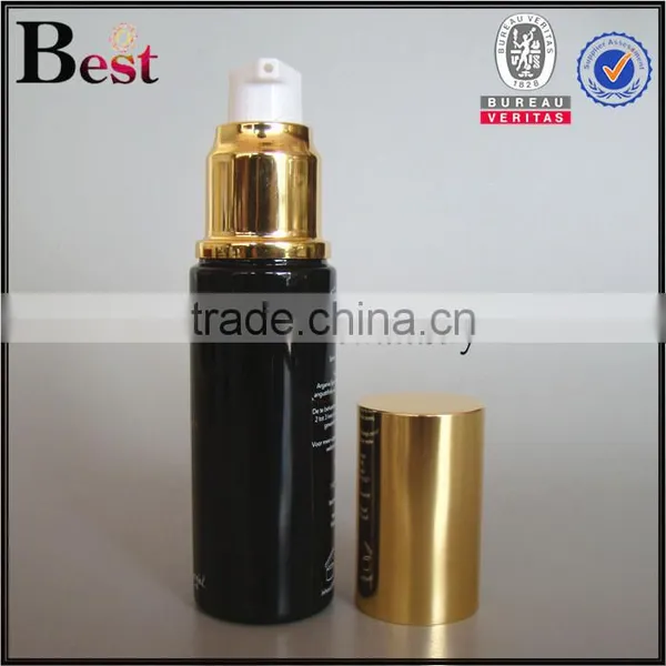 Wholesale Light Resistant 30ml Black Glass Bottle Natural Oil Pump 30ml Black Glass Bottle photo-4