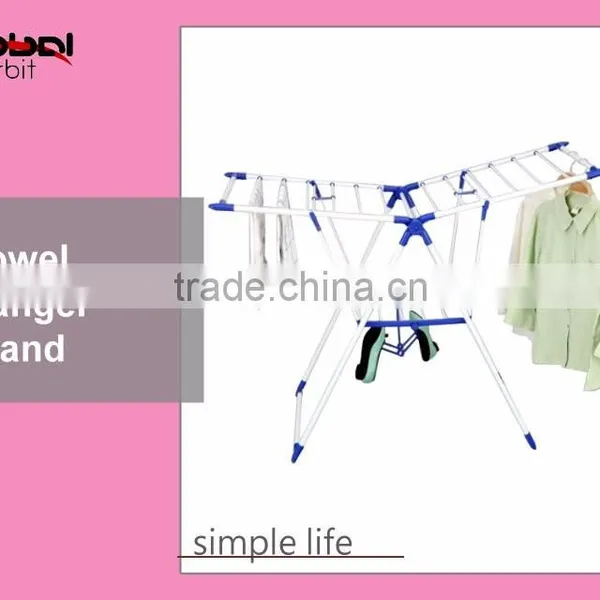 Easy Folding Laundry Multifunctional Outdoor Towel Rail Rack Hanger photo-2