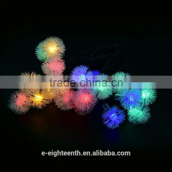 2016 New Popular 4.8m 20Led Chuzzle Solar Fairy String Lights for Outdoor Gardens Christmas Party photo-2