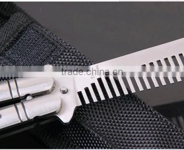 Wholesales Sliver Comb Multi Function Stainless Steel Trainer Tool Butterfly Comb photo-5