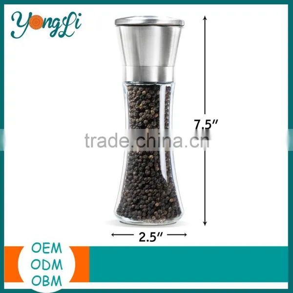 Wholesale Food Grade Stainless Steel Salt and Pepper Spice Grinders photo-2