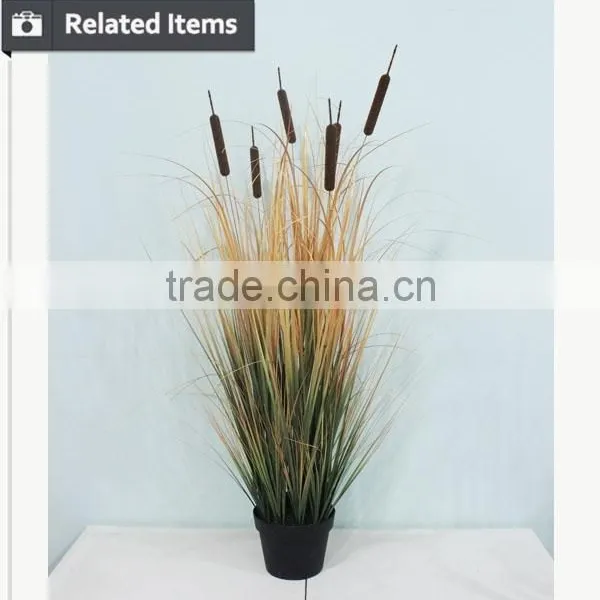 High Quality Artificial Grass With Flowers Auturm Onion Grass Bamboo Grass Arrangement photo-2