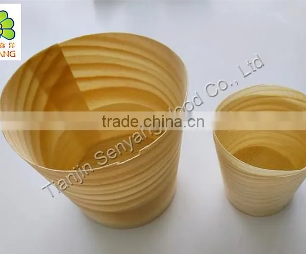 wood cup food container disposable japanese wooden sushi boat