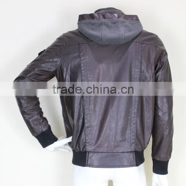 2014 Fashion Leather Motorbike Jacket photo-6