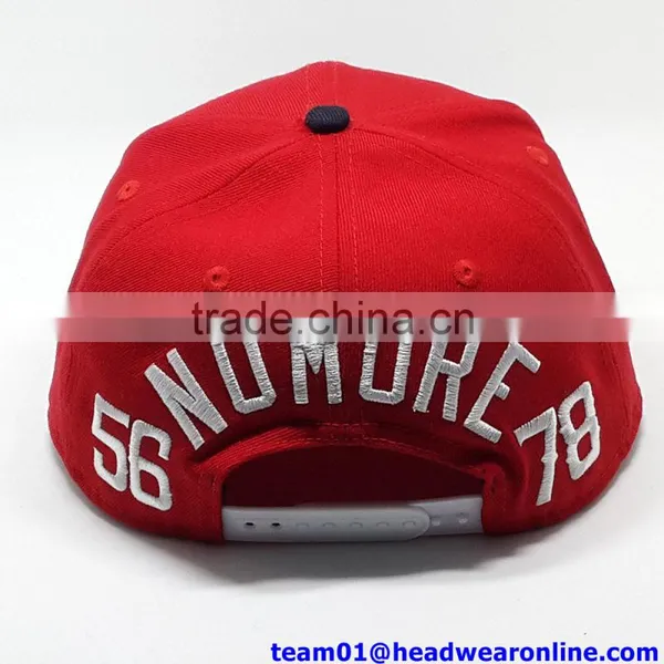 Gold Supplier Custom Logo Snapback Hats Wholesale photo-4