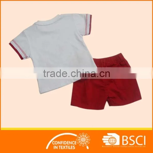 New Summer Cartoon Soft Cotton Baby Girl Kids Clothing Set photo-2