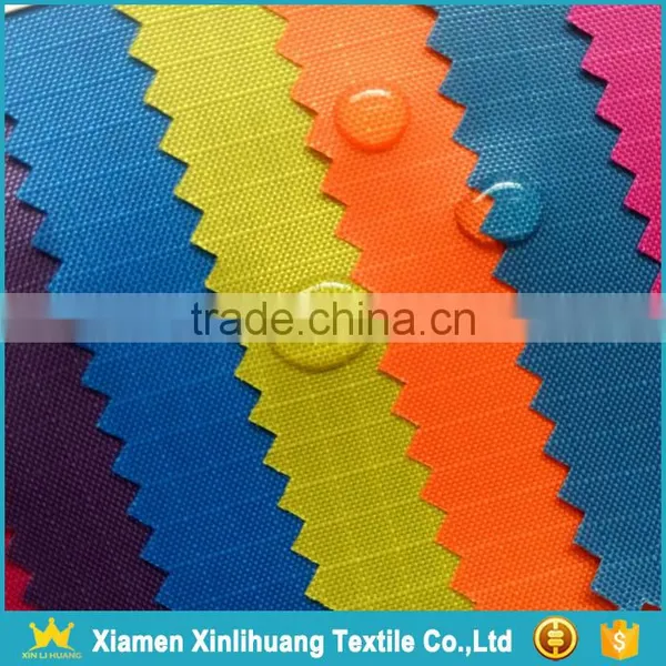 Top Quality Widely Used 210D PU Coated Waterproof 100% Nylon Ripstop Fabric photo-2