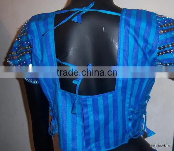 BLUE CHANIA Lehenga Choli BLOUSE DUPATTA photo-2