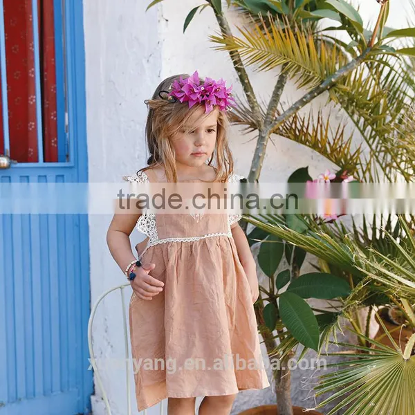 2017 Wholesale Kids Frocks Party White Flower Girl Dress Boutique Clothing New Model Girl Dress photo-4