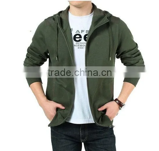 New China Professional Wholesale Cheap Plain Zipper Pocket Hoody photo-2