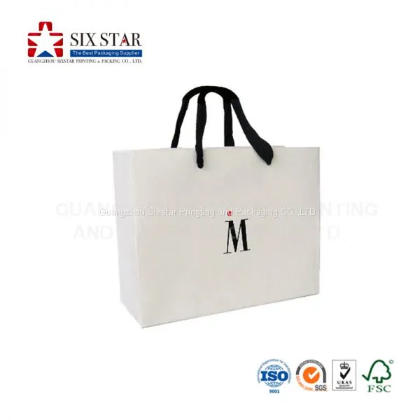 Special White Custom Made Paper Carry Bag for Shopping and Mailing photo-3