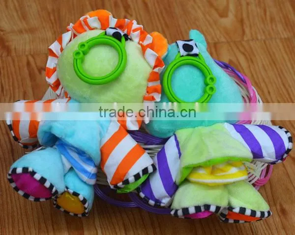 Colorful Animal Pulling Musical Plush Toys Baby Educational Plush Toys photo-3