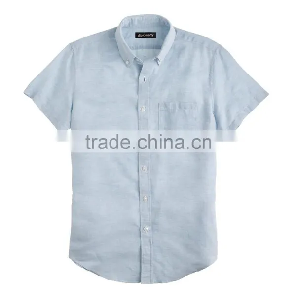 2015 SHORT-SLEEVE LINEN SHIRT Men Shirt Cotton Slim Fit Casual Shirts for Men photo-4