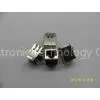 Tab Down 10 / 100 BASE RJ45 Transformer Network Connector Front and Back Pin