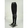 Double Cylindered Cotton Spandex Leggings , Soft Black Cotton Tights