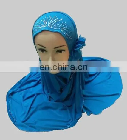 Muslim Hijab Girl Rhinestone Hijabs Muslim Hijab