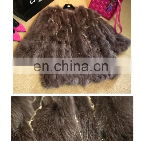New Style Hot Sale Fox Fur Round Collar Coat for Women Winter Clothes Parka photo-4