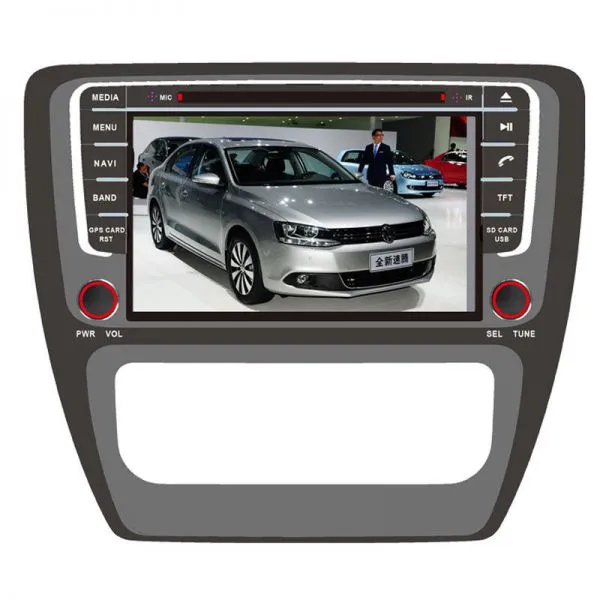 2 Din Free Map 1080P Android Car Radio For VW Skoda