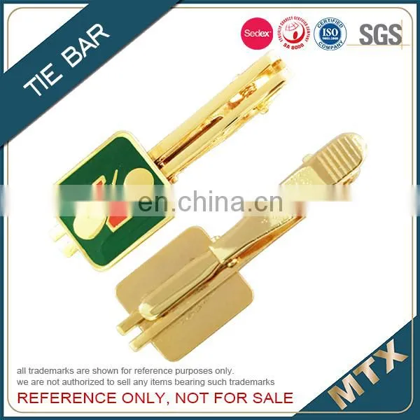 Copper Stamped Soft Enamel Tie Bar Manufacturer photo-3